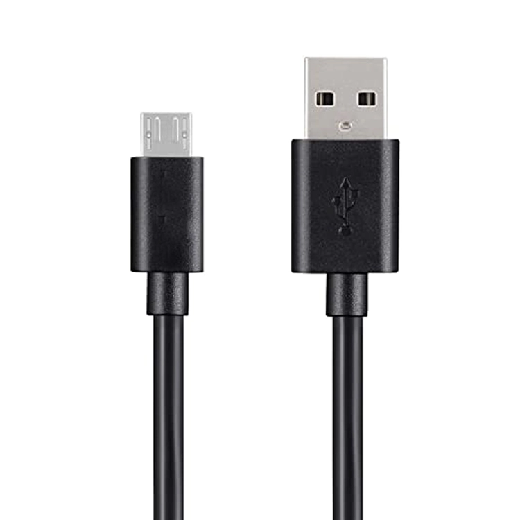 Black micro USB lead