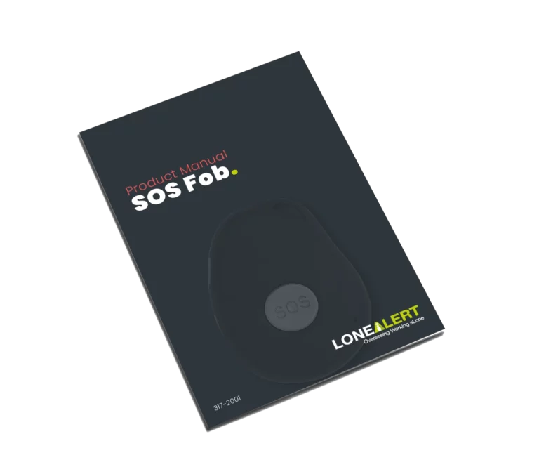LONEALERT product manual for the SOS Fob