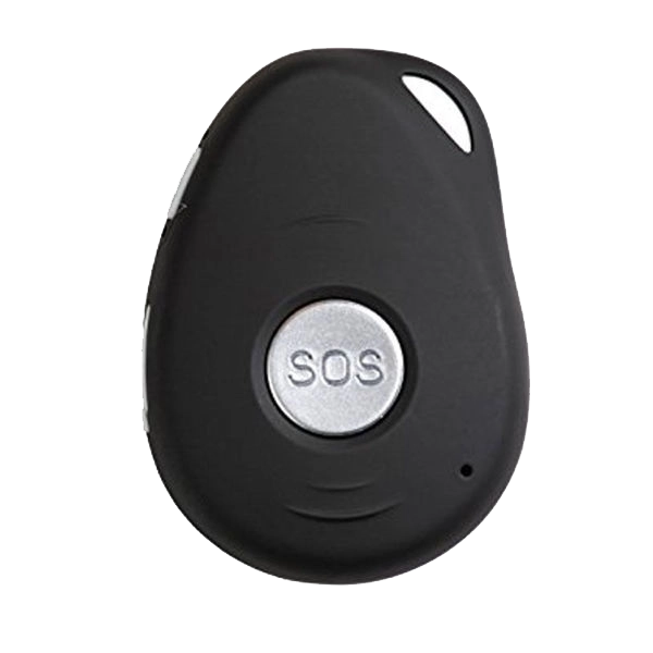 Front of SOS Fob lone worker safety device with large SOS button
