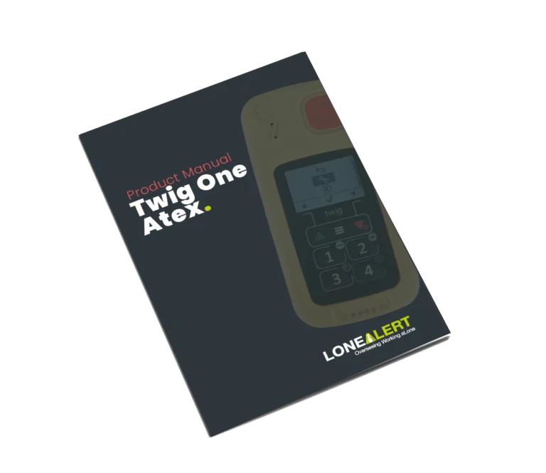 LONEALERT product manual for the Twig One ATEX