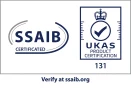 SSAIB and UKAS product certification logo